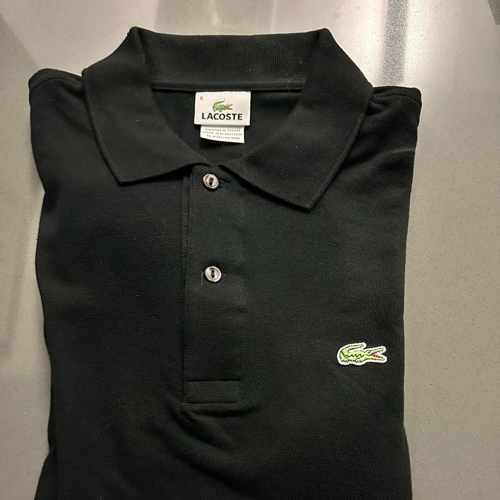 Lacoste size 6 Classic Polo just dry cleaned